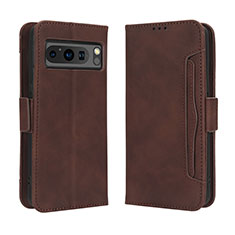 Funda de Cuero Cartera con Soporte Carcasa BY3 para Google Pixel 8 Pro 5G Marron