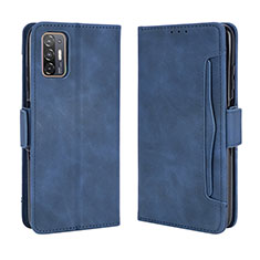 Funda de Cuero Cartera con Soporte Carcasa BY3 para HTC Desire 21 Pro 5G Azul