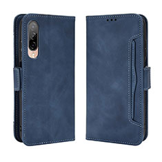 Funda de Cuero Cartera con Soporte Carcasa BY3 para HTC Desire 22 Pro 5G Azul