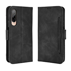 Funda de Cuero Cartera con Soporte Carcasa BY3 para HTC Desire 22 Pro 5G Negro