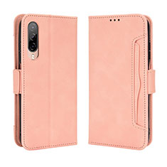 Funda de Cuero Cartera con Soporte Carcasa BY3 para HTC Desire 22 Pro 5G Rosa