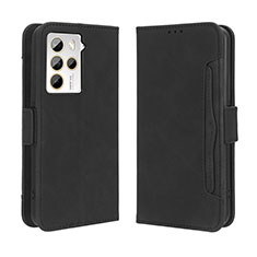 Funda de Cuero Cartera con Soporte Carcasa BY3 para HTC U23 Pro 5G Negro