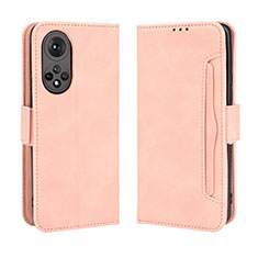 Funda de Cuero Cartera con Soporte Carcasa BY3 para Huawei Honor 50 5G Rosa