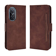 Funda de Cuero Cartera con Soporte Carcasa BY3 para Huawei Honor 50 SE 5G Marron