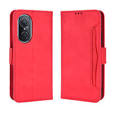 Funda de Cuero Cartera con Soporte Carcasa BY3 para Huawei Honor 50 SE 5G Rojo