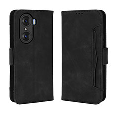 Funda de Cuero Cartera con Soporte Carcasa BY3 para Huawei Honor 60 5G Negro