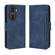 Funda de Cuero Cartera con Soporte Carcasa BY3 para Huawei Honor 60 Pro 5G Azul