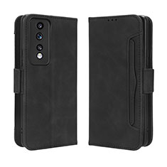 Funda de Cuero Cartera con Soporte Carcasa BY3 para Huawei Honor 80 GT 5G Negro