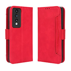 Funda de Cuero Cartera con Soporte Carcasa BY3 para Huawei Honor 80 GT 5G Rojo