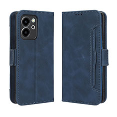 Funda de Cuero Cartera con Soporte Carcasa BY3 para Huawei Honor 80 SE 5G Azul