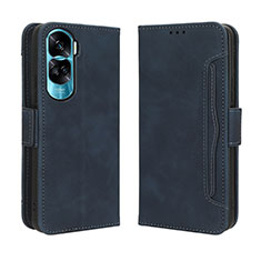 Funda de Cuero Cartera con Soporte Carcasa BY3 para Huawei Honor 90 Lite 5G Azul