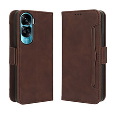 Funda de Cuero Cartera con Soporte Carcasa BY3 para Huawei Honor 90 Lite 5G Marron