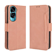 Funda de Cuero Cartera con Soporte Carcasa BY3 para Huawei Honor 90 Lite 5G Rosa