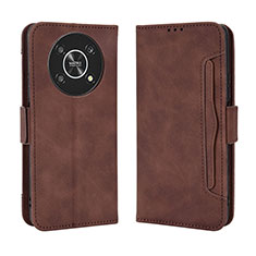 Funda de Cuero Cartera con Soporte Carcasa BY3 para Huawei Honor Magic4 Lite 5G Marron