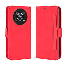 Funda de Cuero Cartera con Soporte Carcasa BY3 para Huawei Honor Magic4 Lite 5G Rojo