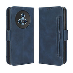 Funda de Cuero Cartera con Soporte Carcasa BY3 para Huawei Honor Magic5 5G Azul