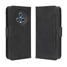 Funda de Cuero Cartera con Soporte Carcasa BY3 para Huawei Honor Magic5 5G Negro