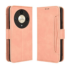 Funda de Cuero Cartera con Soporte Carcasa BY3 para Huawei Honor Magic6 Lite 5G Rosa