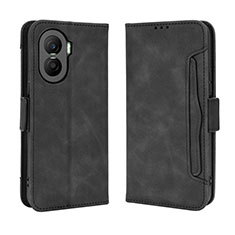 Funda de Cuero Cartera con Soporte Carcasa BY3 para Huawei Honor X40i 5G Negro