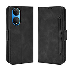 Funda de Cuero Cartera con Soporte Carcasa BY3 para Huawei Honor X7 Negro