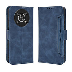 Funda de Cuero Cartera con Soporte Carcasa BY3 para Huawei Honor X9 5G Azul