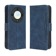 Funda de Cuero Cartera con Soporte Carcasa BY3 para Huawei Honor X9a 5G Azul