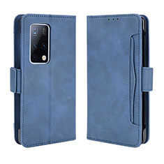 Funda de Cuero Cartera con Soporte Carcasa BY3 para Huawei Mate X2 Azul