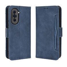 Funda de Cuero Cartera con Soporte Carcasa BY3 para Huawei Nova 10 Azul