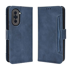 Funda de Cuero Cartera con Soporte Carcasa BY3 para Huawei Nova 10 Pro Azul