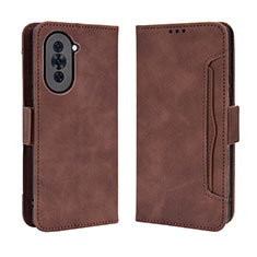 Funda de Cuero Cartera con Soporte Carcasa BY3 para Huawei Nova 10 Pro Marron