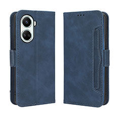 Funda de Cuero Cartera con Soporte Carcasa BY3 para Huawei Nova 10 SE Azul