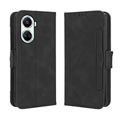 Funda de Cuero Cartera con Soporte Carcasa BY3 para Huawei Nova 10 SE Negro