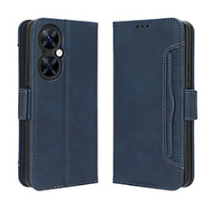 Funda de Cuero Cartera con Soporte Carcasa BY3 para Huawei Nova 11i Azul