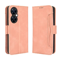 Funda de Cuero Cartera con Soporte Carcasa BY3 para Huawei Nova 11i Rosa