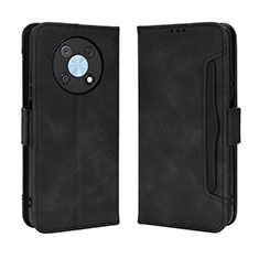 Funda de Cuero Cartera con Soporte Carcasa BY3 para Huawei Nova Y90 Negro