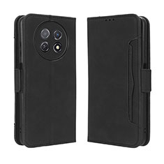 Funda de Cuero Cartera con Soporte Carcasa BY3 para Huawei Nova Y91 Negro