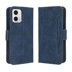 Funda de Cuero Cartera con Soporte Carcasa BY3 para Motorola Moto G 5G (2023) Azul