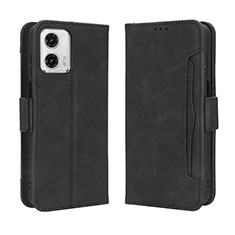 Funda de Cuero Cartera con Soporte Carcasa BY3 para Motorola Moto G 5G (2023) Negro