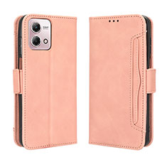 Funda de Cuero Cartera con Soporte Carcasa BY3 para Motorola Moto G Stylus (2023) 4G Rosa