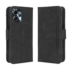 Funda de Cuero Cartera con Soporte Carcasa BY3 para Motorola Moto G13 Negro