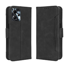 Funda de Cuero Cartera con Soporte Carcasa BY3 para Motorola Moto G23 Negro