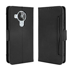 Funda de Cuero Cartera con Soporte Carcasa BY3 para Nokia 7.3 Negro