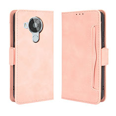 Funda de Cuero Cartera con Soporte Carcasa BY3 para Nokia 7.3 Rosa