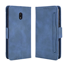 Funda de Cuero Cartera con Soporte Carcasa BY3 para Nokia C01 Plus Azul