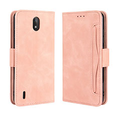 Funda de Cuero Cartera con Soporte Carcasa BY3 para Nokia C2 Rosa