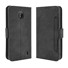 Funda de Cuero Cartera con Soporte Carcasa BY3 para Nokia C20 Negro