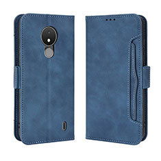 Funda de Cuero Cartera con Soporte Carcasa BY3 para Nokia C21 Azul