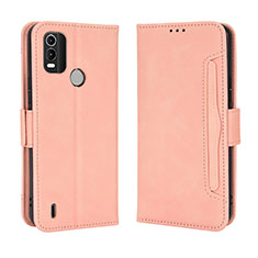 Funda de Cuero Cartera con Soporte Carcasa BY3 para Nokia C21 Plus Rosa