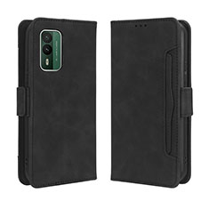 Funda de Cuero Cartera con Soporte Carcasa BY3 para Nokia XR21 Negro