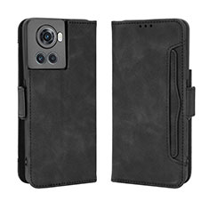 Funda de Cuero Cartera con Soporte Carcasa BY3 para OnePlus 10R 5G Negro